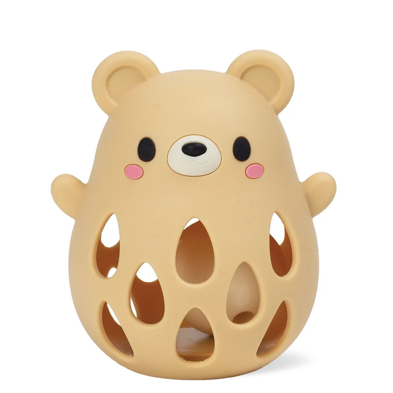 Hochet en silicone - Ours - Tiger Tribe